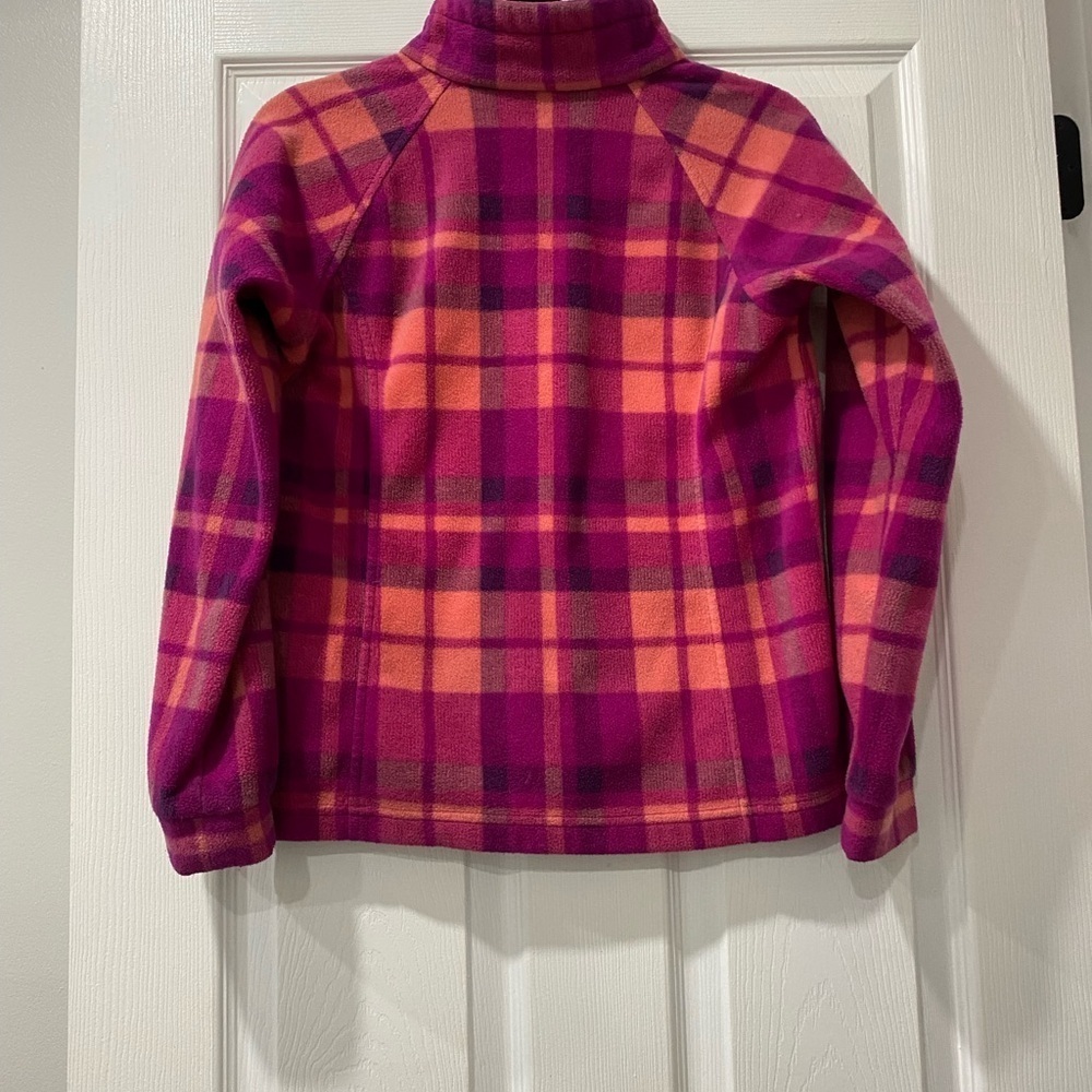 Columbia Vibrant Pink and Orange Fleece Jacket - Picture 4 of 4